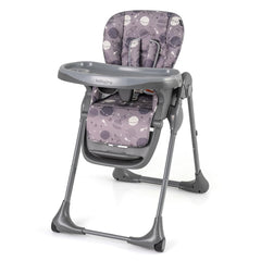 HONEY JOY Space-Saving High Chair with Removable Tray & Adjustable Footrest