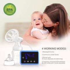 Bellababy Double Electric Breast Feeding Pumps Pain Free Strong Suction