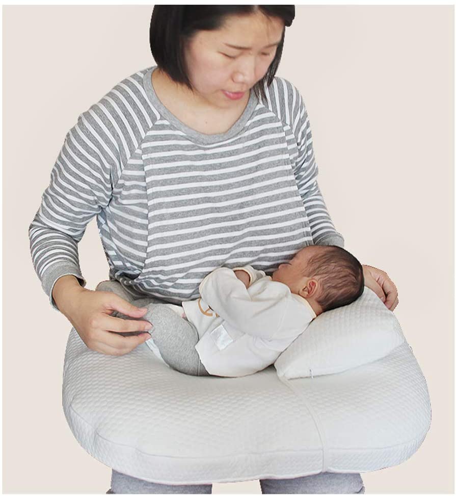 GPFDM Multifunctional Breastfeeding Pillow,All American Collection Comfortable Soft Plush Light Polyester Bamboo Nursing Travel Pillow