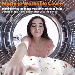 Baby Lounger & Baby Nest Co Sleep Portable Newborn Lounger, 100% Breathable Cotton & Ultra Soft Infant Lounger