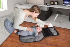 Alphabetz Portable Baby Changing Pad Diaper Bag Mat & Foldable Travel Changing Station