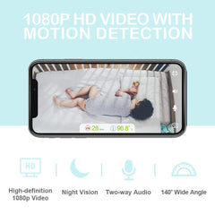 Sense-U Video Baby Monitor with 1080P HD Video Camera