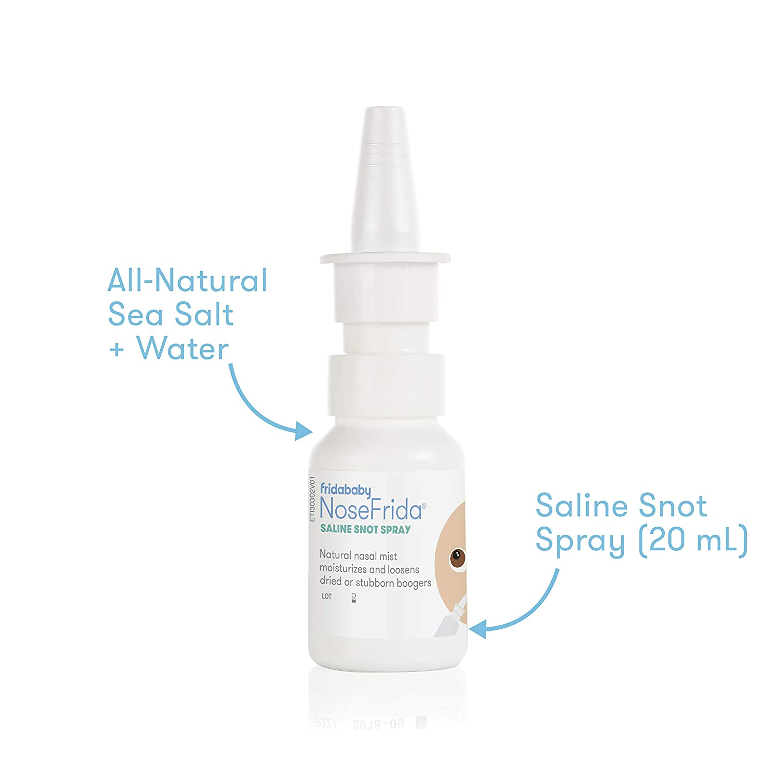 NoseFrida All-Natural Saline Nasal Snot Spray by Frida Baby