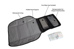 Alphabetz Portable Baby Changing Pad Diaper Bag Mat & Foldable Travel Changing Station