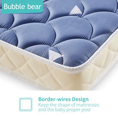Bubble bear Premium Memory Foam Hypoallergenic Infant Crib Mattress and Toddler Bed Mattress