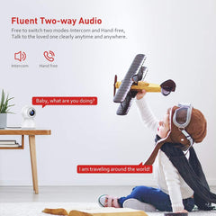 Victure 1080P FHD Baby Monitor with Smart Motion Tracking Sound Detection 2.4G WiFi Home Security Camera