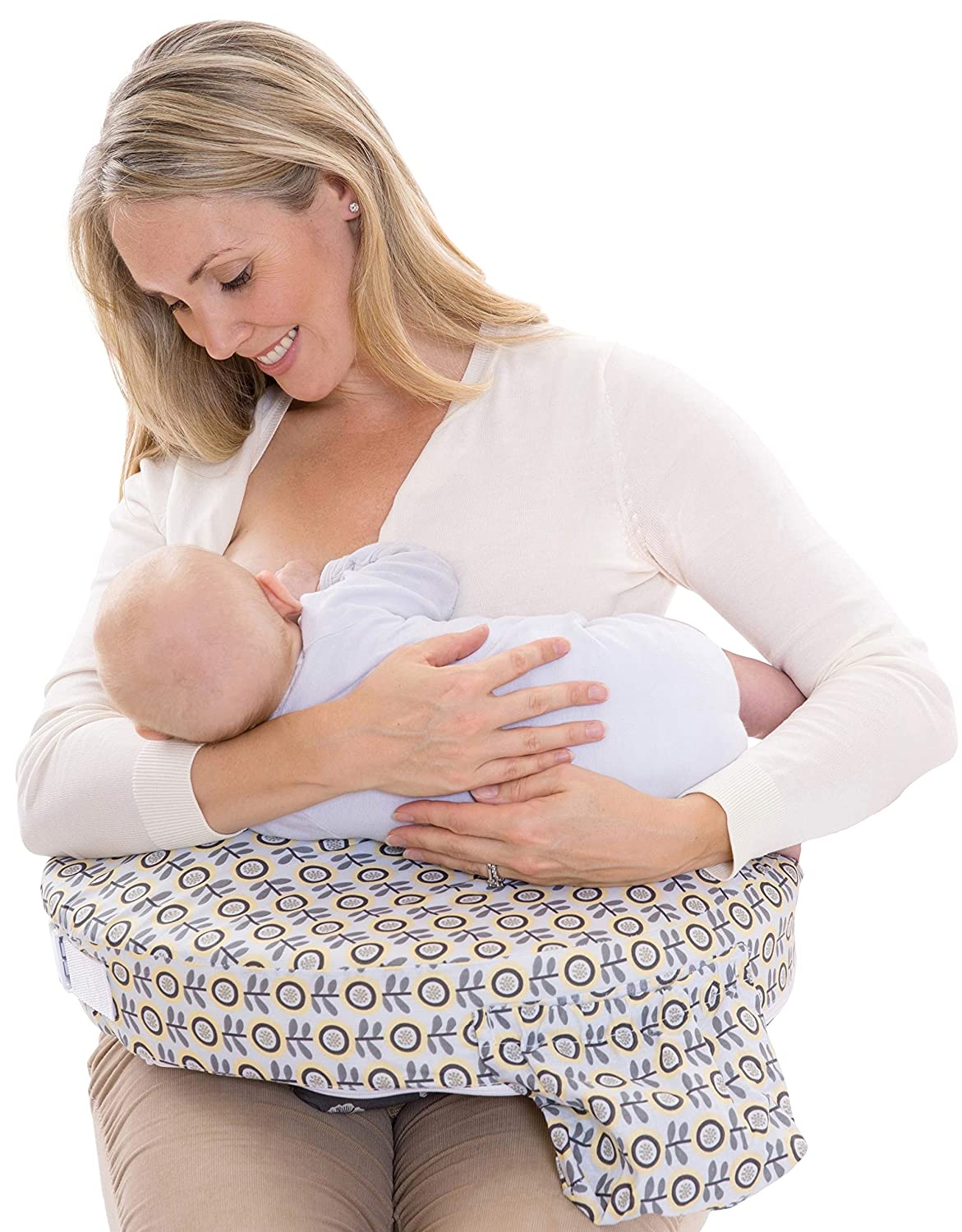 My Brest Friend Original Nursing Posture Pillow, Sunshine Poppy