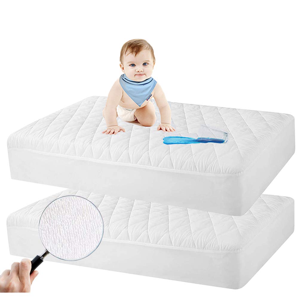 Safe and Sound 2 Pack Crib Mattress Protector