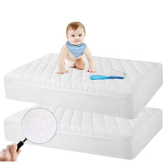 Safe and Sound 2 Pack Crib Mattress Protector