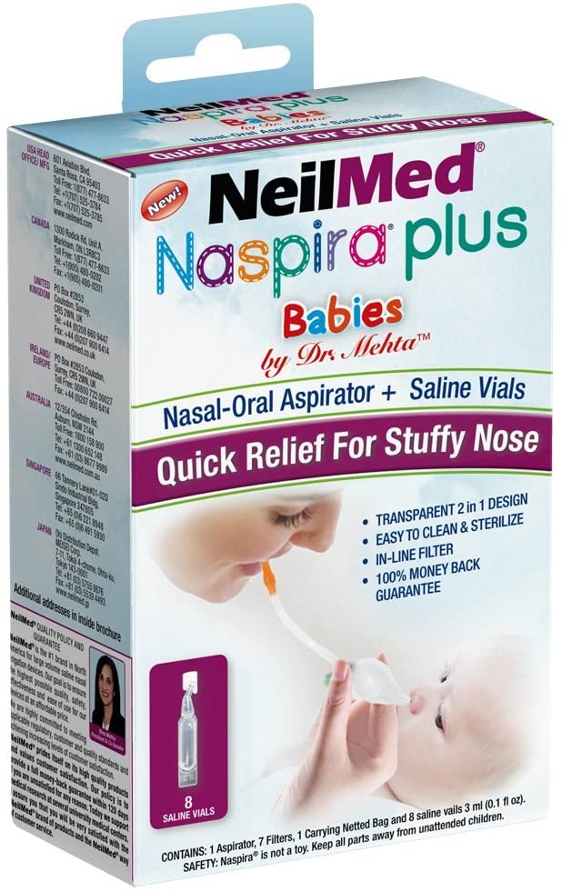 NeilMed Naspira Plus Nasal Oral Aspirator