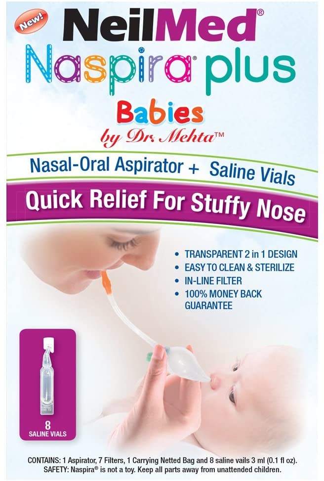 NeilMed Naspira Plus Nasal Oral Aspirator