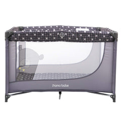 Comfortable Playard,Sturdy Play Yard with Mattress (Grey)