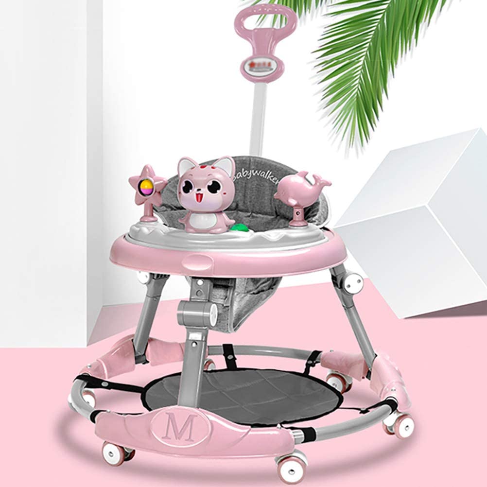 Olz Baby Walker 6-Speed Adjustment Multi-Function Anti-Rollover Anti-O-Legs Men and Women Toddler Walker
