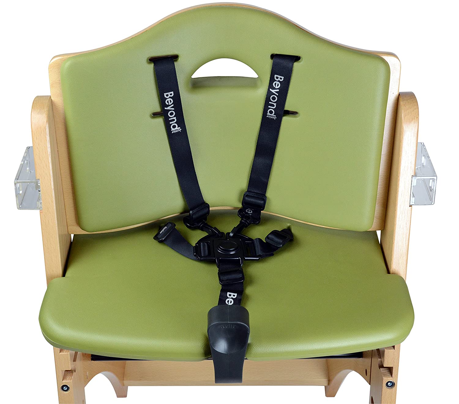 Abiie Beyond Wooden High Chair with Tray. The Perfect Seating Highchair