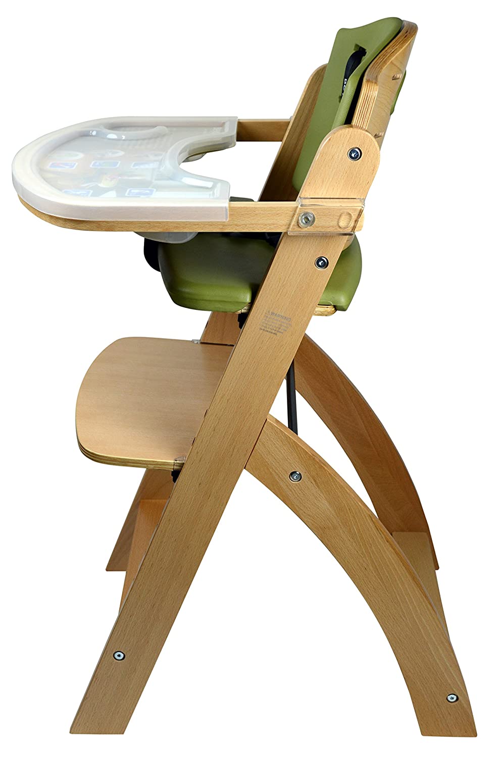 Abiie Beyond Wooden High Chair with Tray. The Perfect Seating Highchair
