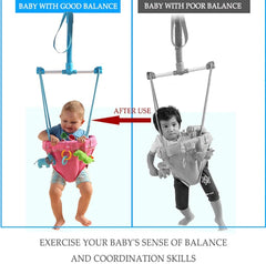 Baby Door Jumper Baby Doorway Jumper, Playful Parade Door Jumper Adjustable Baby Bouncer Doorway Fun Hanging Jump Seat
