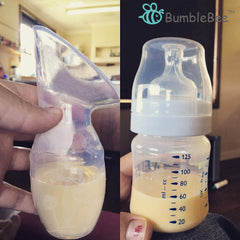 Bumblebee Manual Breast Pump with Breastfeeding Milk Saver Stopper