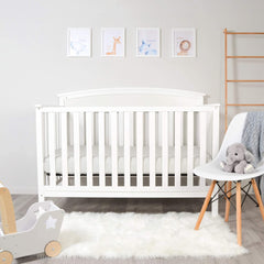 Milliard Crib Mattress, Flip Technology, Firm Side for Baby and Soft Side for Toddler - 100% Cotton Cover