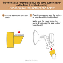 Maymom Breast Pump Kit Compatible with Medela Pump in Style Advanced Breast Pumps