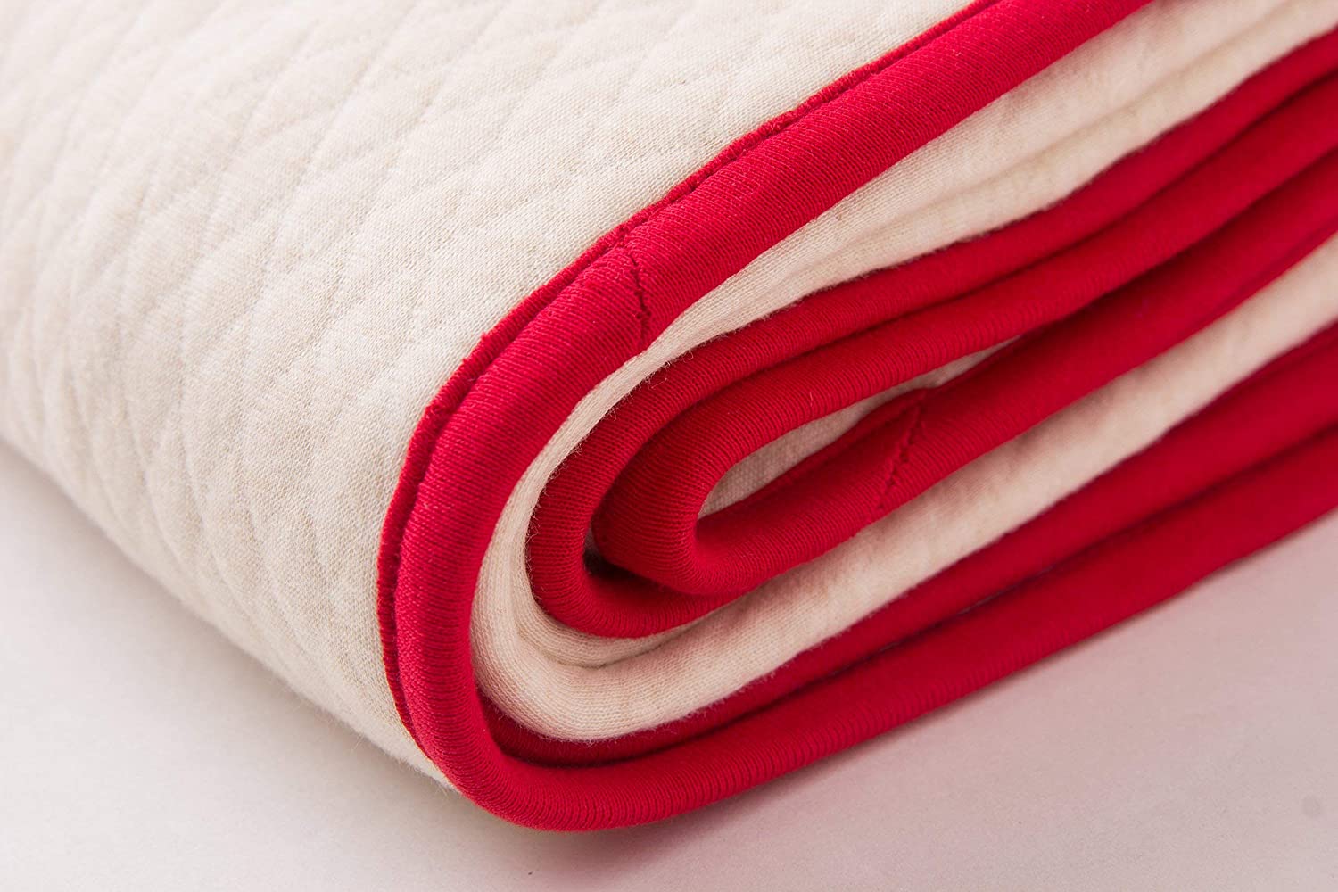 Radia Smart 5G Anti-Radiation, EMF Protection Baby Blanket, Pregnancy Belly Shielding, Organic Cotton, Red, 35”x30