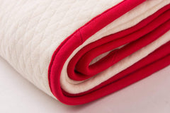 Radia Smart 5G Anti-Radiation, EMF Protection Baby Blanket, Pregnancy Belly Shielding, Organic Cotton, Red, 35”x30