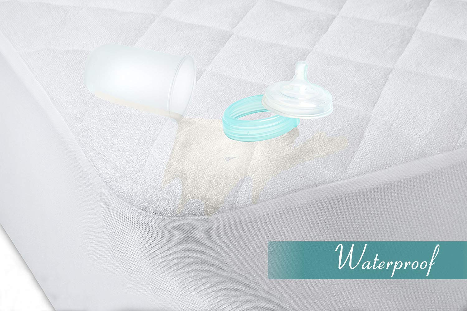 Safe and Sound 2 Pack Crib Mattress Protector