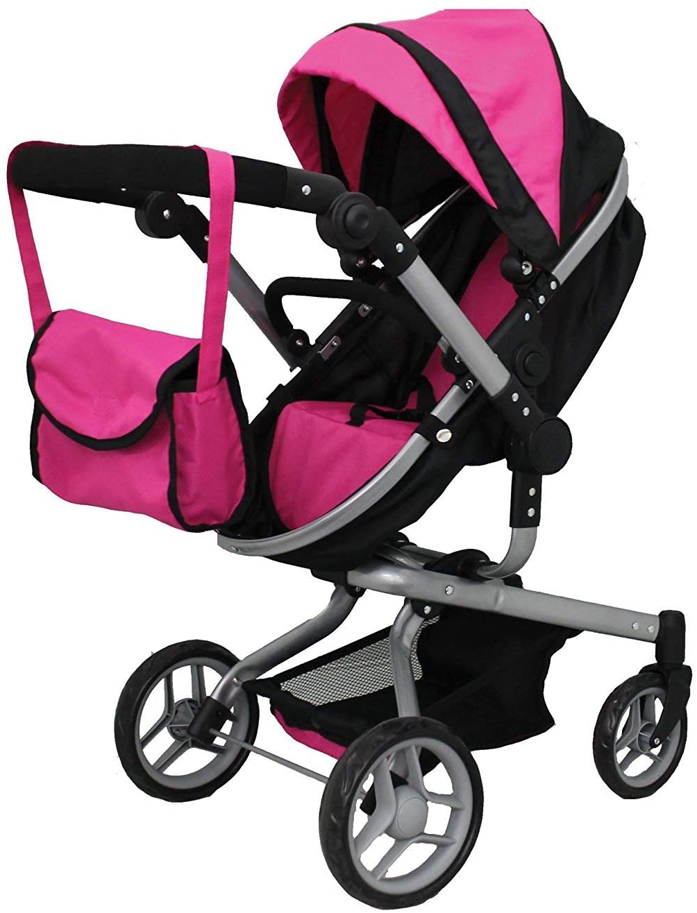 Mommy & me 2 in 1 Deluxe Doll Stroller Extra Tall 32'' HIGH 9695