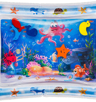 Splashin'kids Inflatable Tummy Time Premium Water mat Infants and Toddlers is The Perfect Fun time Play Activity Center Your Baby's Stimulation Growth