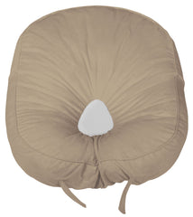 Leachco Pillay Plush Sling-Style Lounger, Latte
