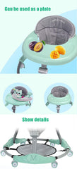 Olz Baby Walker 6-Speed Adjustment Multi-Function Anti-Rollover Anti-O-Legs Men and Women Toddler Walker