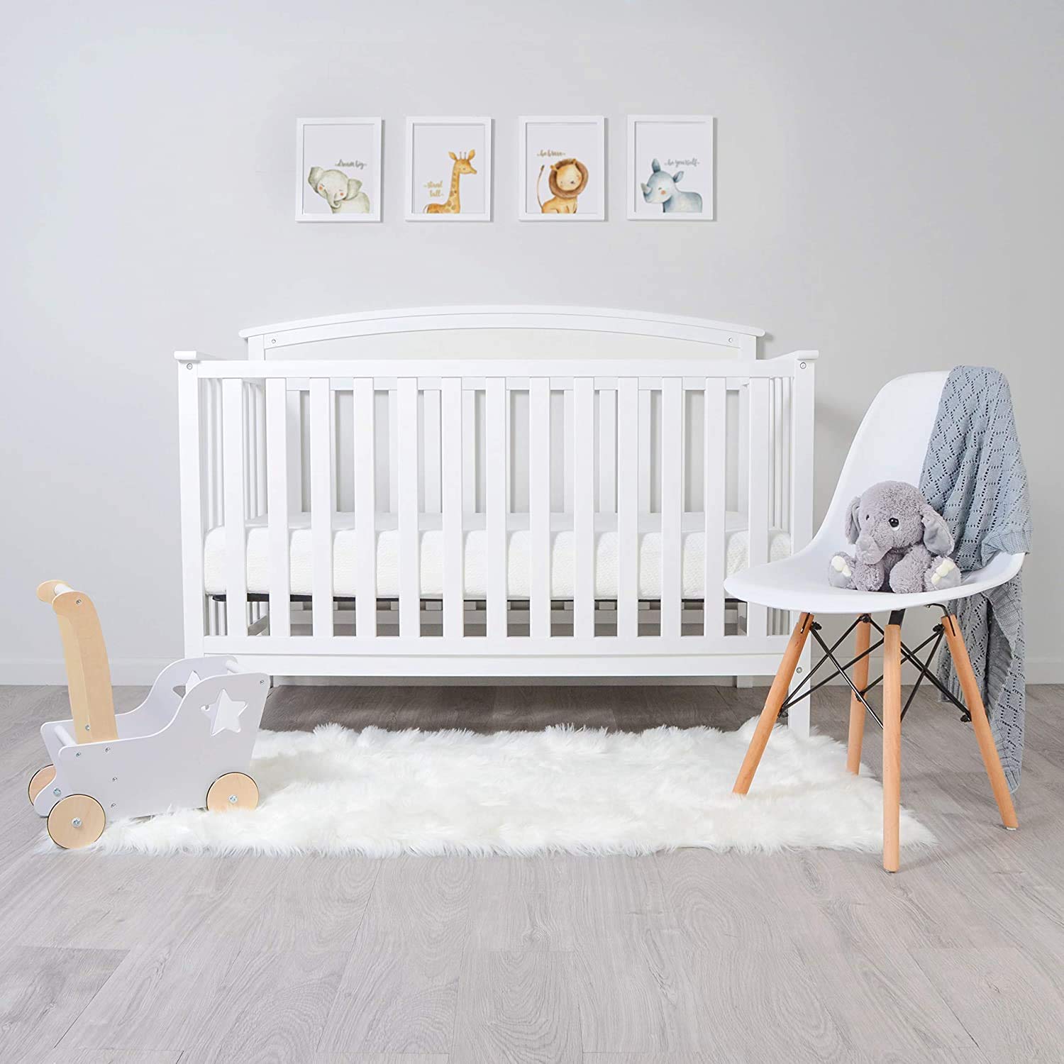 Milliard Premium Memory Foam Hypoallergenic Infant Crib Mattress and Toddler Bed Mattress with Waterproof Bamboo Cover