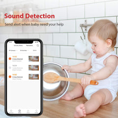 Victure 1080P Baby Monitor Pet Camera with Motion & Sound Detection