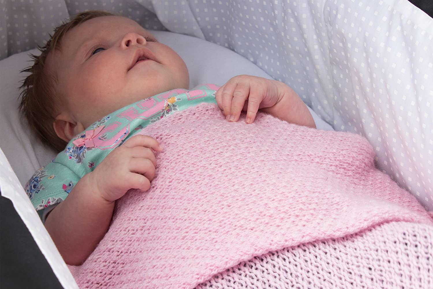 Unisex Super Soft 100% Cashmere Baby Blanket - 'White' - Hand Made in Scotland by Love Cashmere