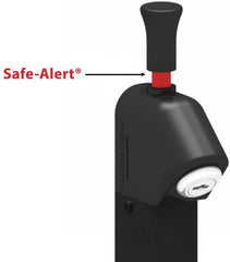 AquaLatch 20 Inch Tall Black Magnetic Pool Child Safety Gate Latch | Keyed Alike | AQUA-20-BK-KA