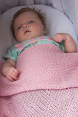 Unisex Super Soft 100% Cashmere Baby Blanket - 'White' - Hand Made in Scotland by Love Cashmere