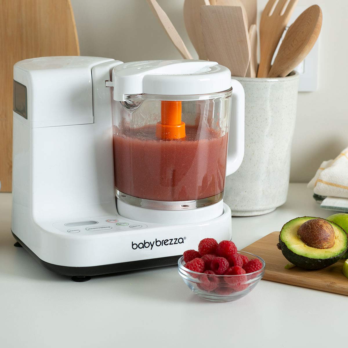 Baby Brezza Glass Baby Food Maker – Cooker and Blender to Steam(BRZ00131)