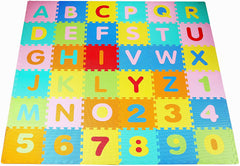 BalanceFrom Kid's Puzzle Exercise Play Mat with EVA Foam Interlocking Tiles