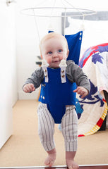 Merry Muscles Ergonomic Jumper Exerciser Baby Bouncer -Blue