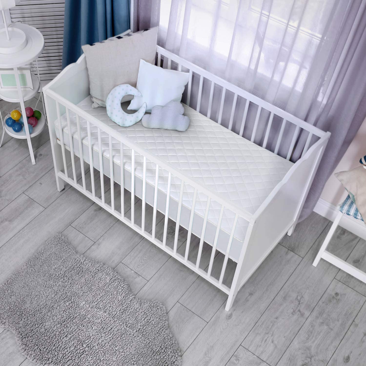 Utopia Bedding Waterproof Crib Fitted Mattress Protector (Pack of 2)
