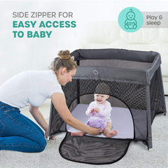 2 in 1 Travel Crib & Bassinet – Lightweight, Pack Play-Yard for Infants & Toddlers