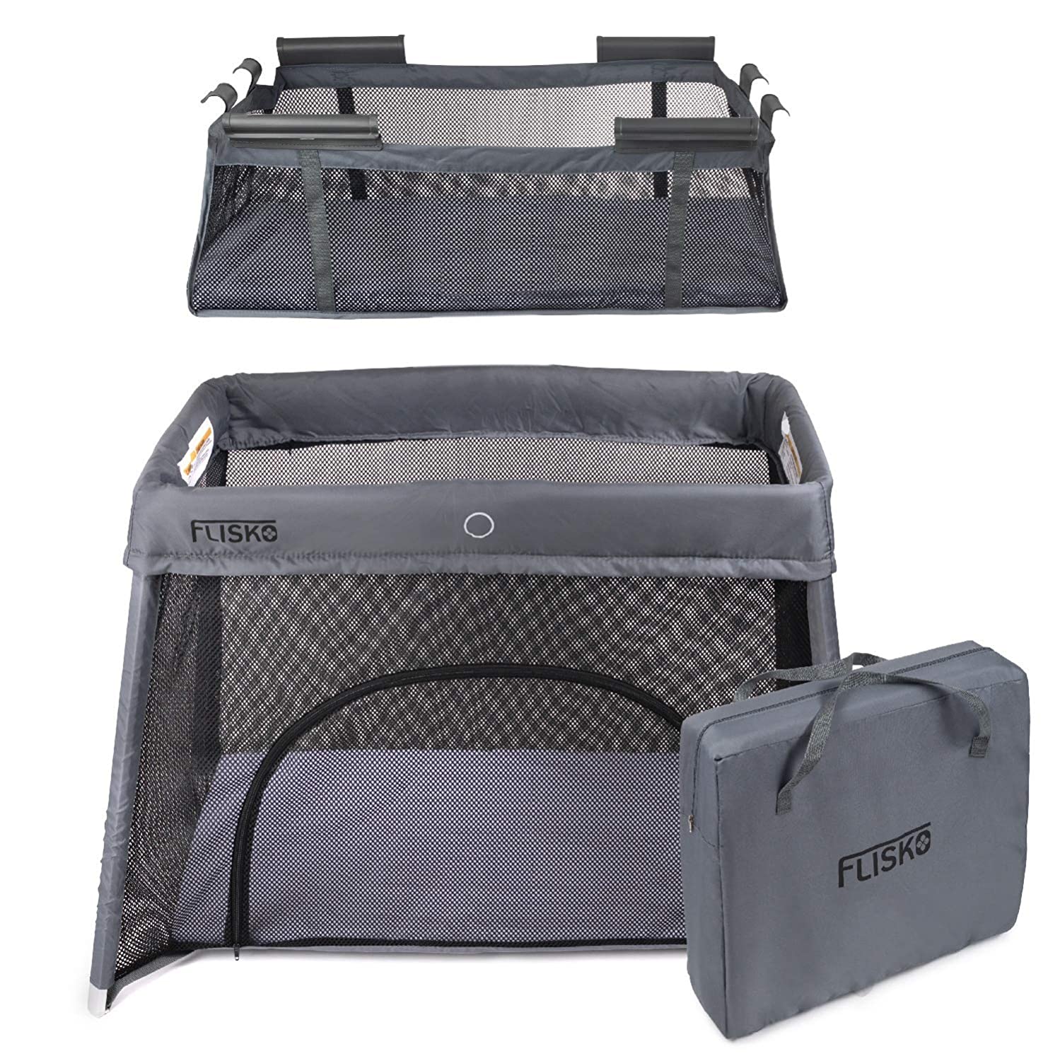 2 in 1 Travel Crib & Bassinet – Lightweight, Pack Play-Yard for Infants & Toddlers