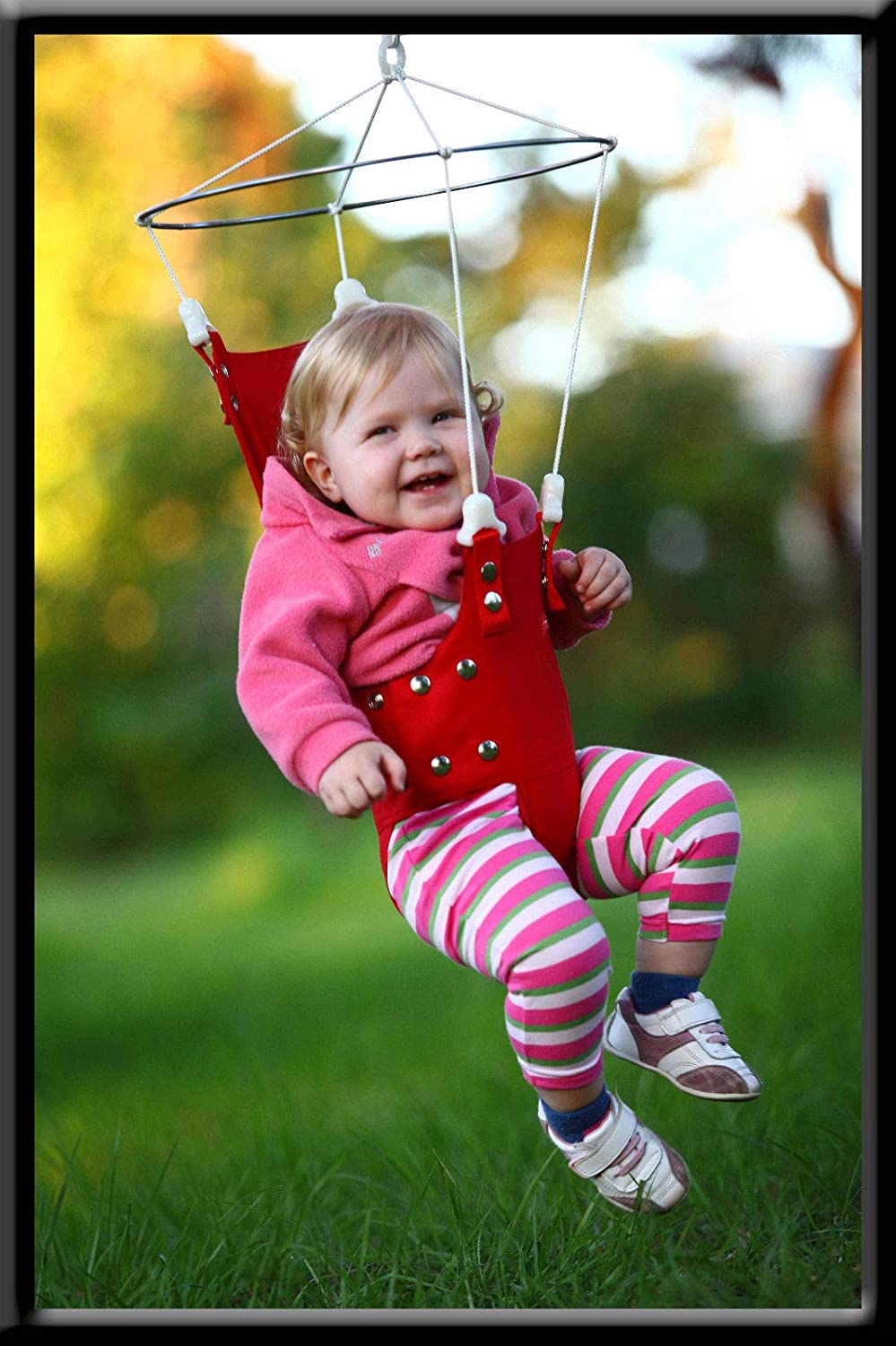 Merry Muscles Ergonomic Jumper Exerciser Baby Bouncer -Blue