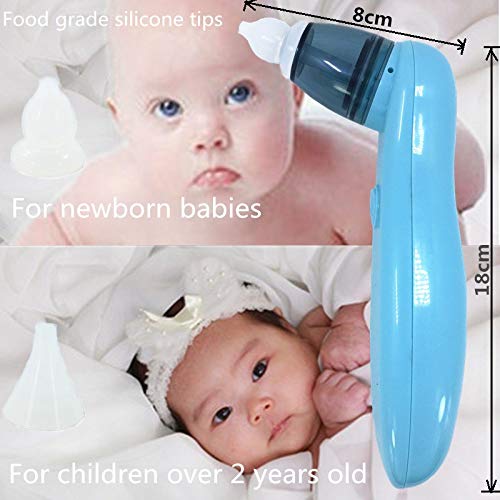 USB Rechargable Electric Nasal Aspirator Silicon Tip