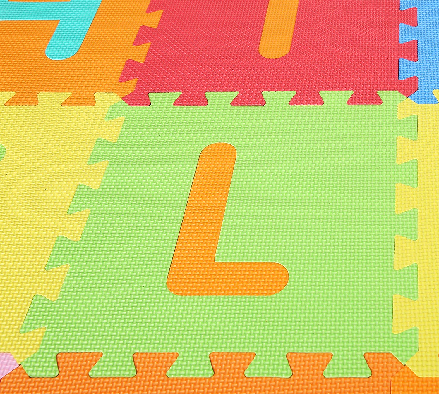BalanceFrom Kid's Puzzle Exercise Play Mat with EVA Foam Interlocking Tiles