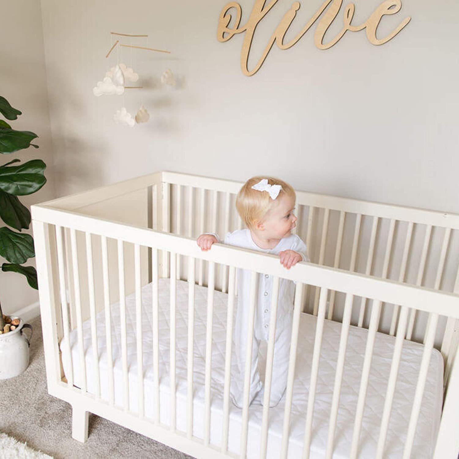Margaux & May Ultra Soft Crib Mattress Protector Pad Waterproof