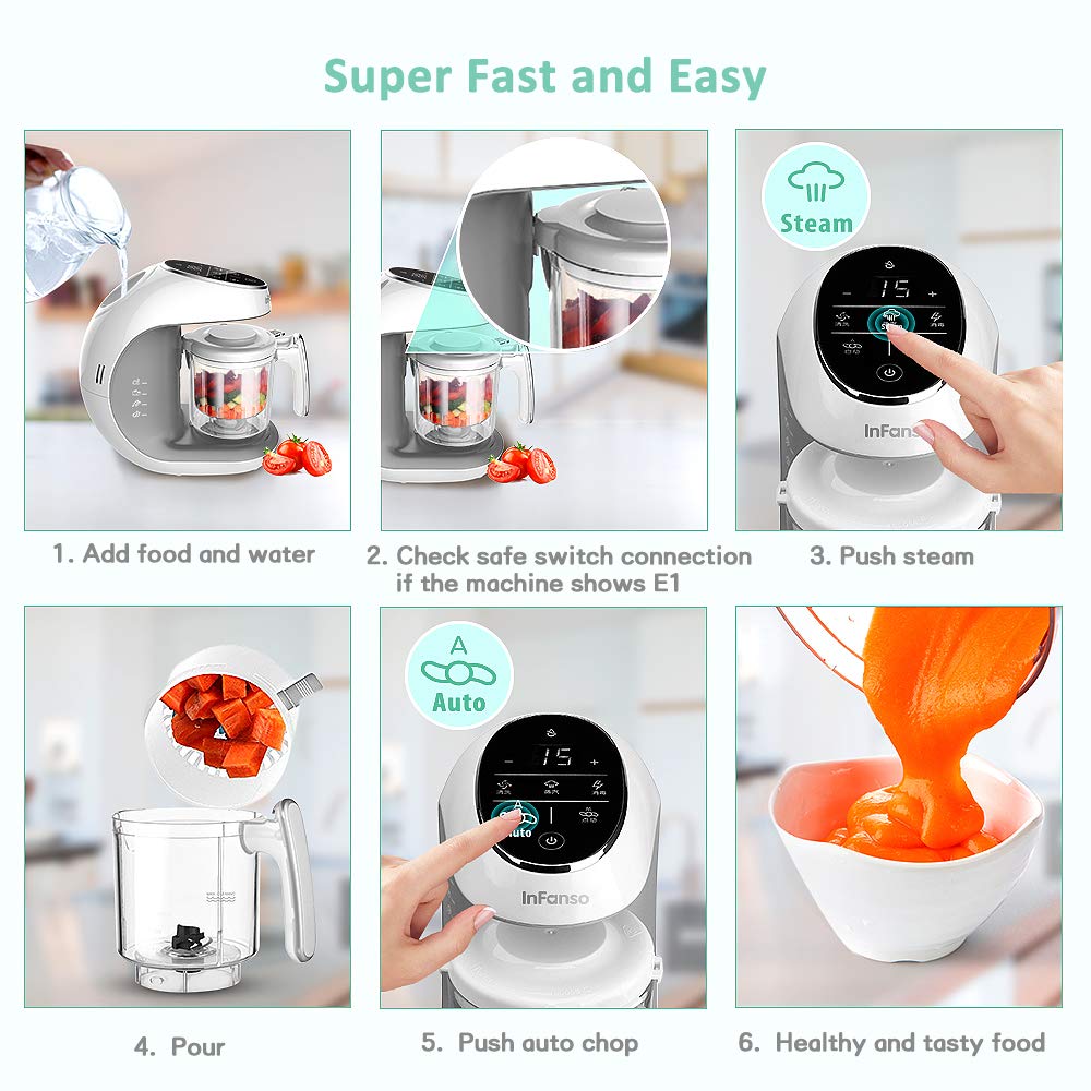 Infanso Baby Food Maker Food Processor BF300 for Infants