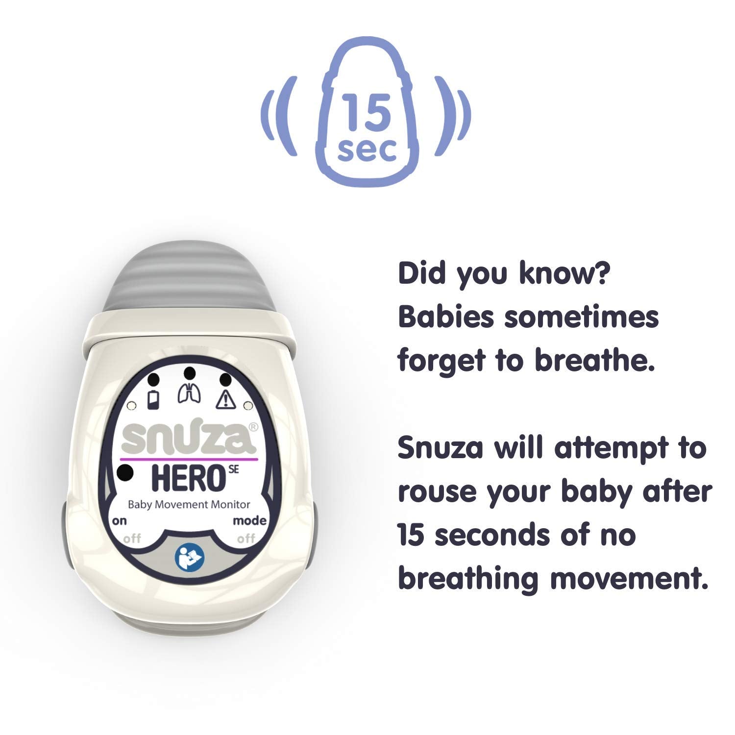 Snuza Hero (SE) Baby Movement Monitor