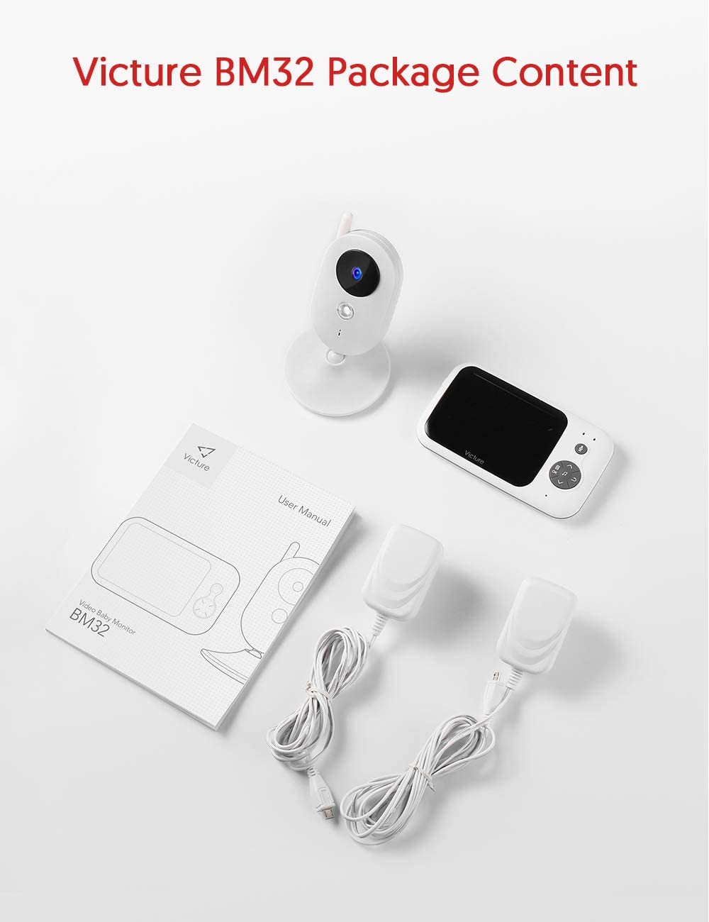 Victure Baby Monitor,Video Baby Monitor with Camera