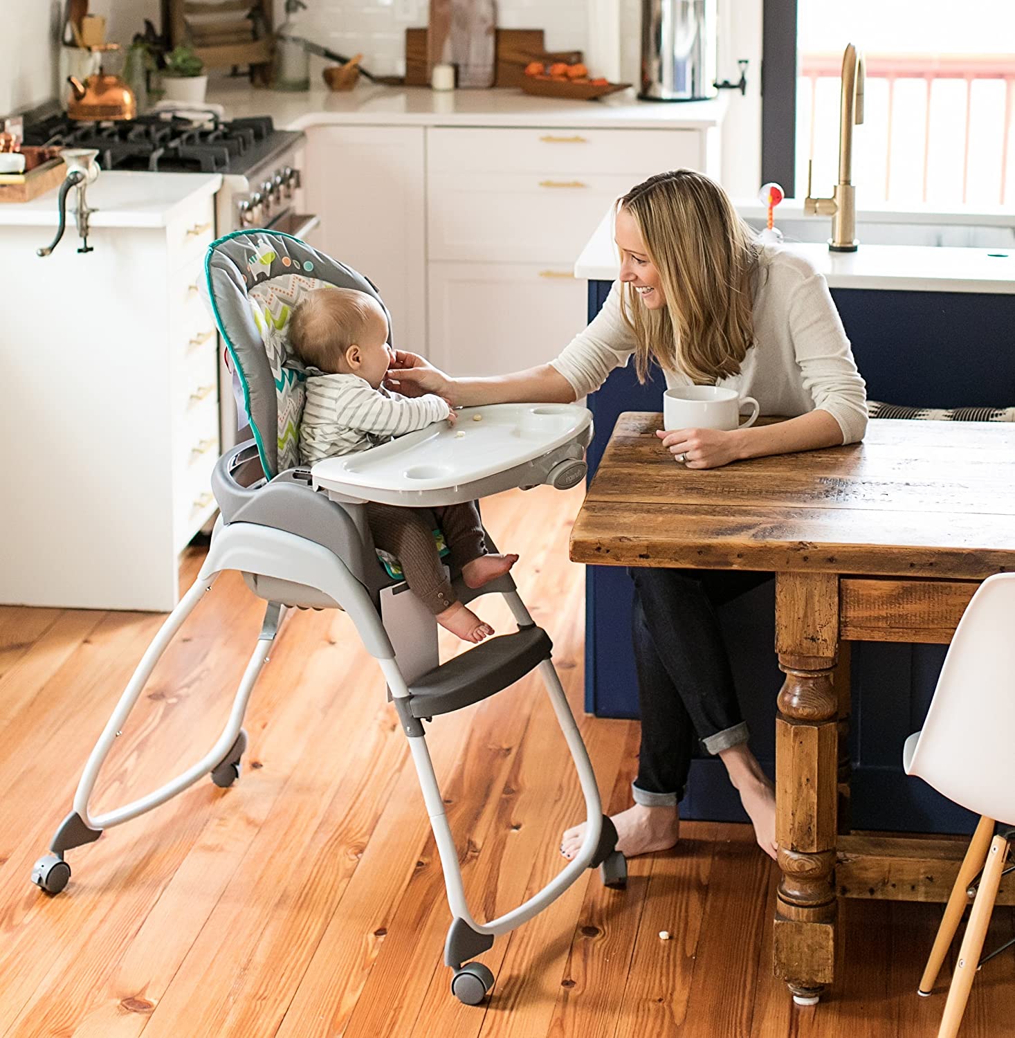 Ingenuity Trio 3-in-1 High Chair – Ridgedale - High Chair, Toddler Chair, and Booster