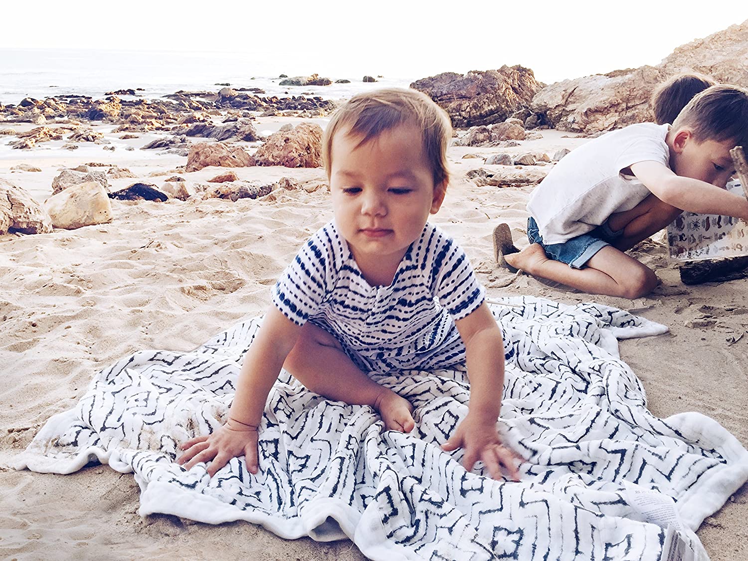 aden + anais Silky Soft Dream Blanket | 100% Viscose Bamboo Muslin Baby Blankets for Girls & Boys | Ideal Newborn Nursery & Crib Blanket